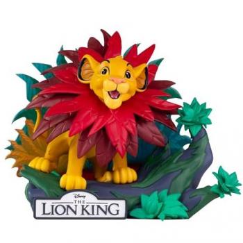 Figura Abystyle Disney El Rey León Simba Multicolor 100% PVC
