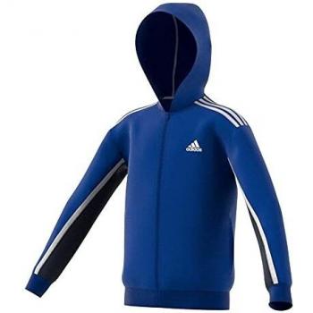 Sudadera Adidas B Bold FZ HD GE0916 Azul, con cremallera, estilo moderno y cómodo, ideal para actividades deportivas y casuales