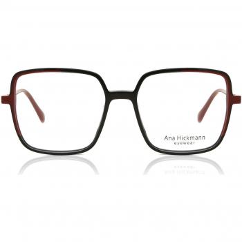 Ana Hickmann AH6453 P01 Women's Eyeglasses Red Size 55 (Frame Only) - Blue Light Block Available