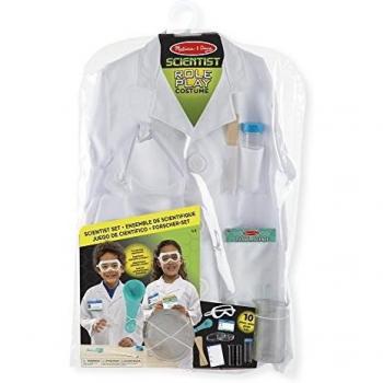 Melissa & Doug- Scientist Disfraz para Niños, Multicolor, Talla Única