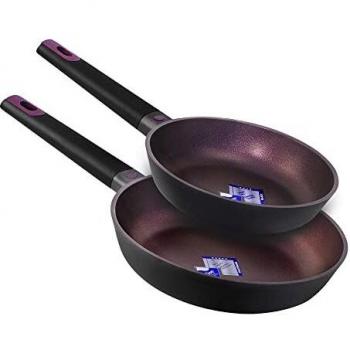 Cecotec Set de Sartenes Polka Experience 20-24 Bucket Set Titan. Diámetro 20-24 cm, Aluminio Fundido