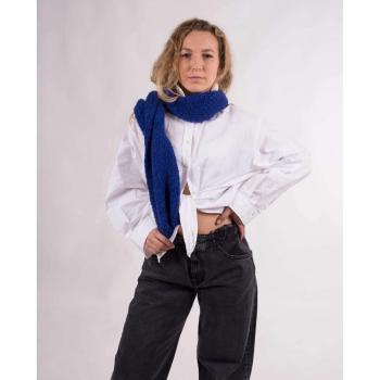 Bufanda de Lana Azul Marino - Suave y Elegante