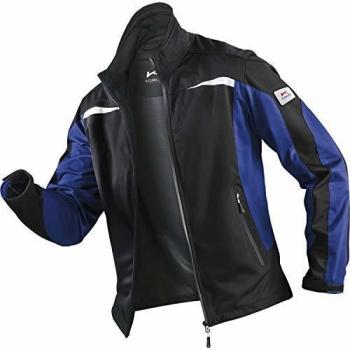 Chaqueta de trabajo Ultrashell Kubler negra/azul, Talla XXL
