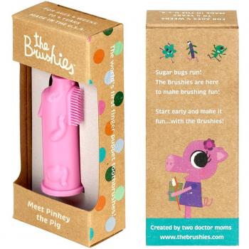 Cepillo de dientes para bebés y niños pequeños - La Cerdita Pinky!