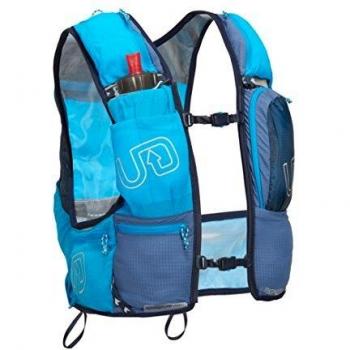 Ultimate Direction Aventura Chaleco V4 HOMBRE CORRER Hidratación Chaleco Azul - Azul, Small