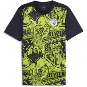 Manchester City 2024/25 Pre-Match Warm-Up Jersey - Yellow and Blue