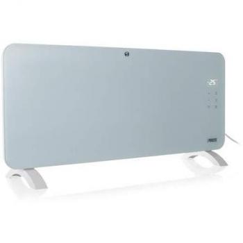 Princess 348201 Panel Radiante de Cristal Blanco con Smart WiFi 2000W