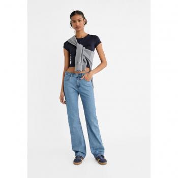 Stradivarius Straight-fit jeans Blue denim