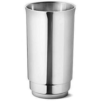 Georg Jensen Manhattan Enfriador de Vino, SS, Acero Inoxidable, Plata, 11 x 11 x 20 cm
