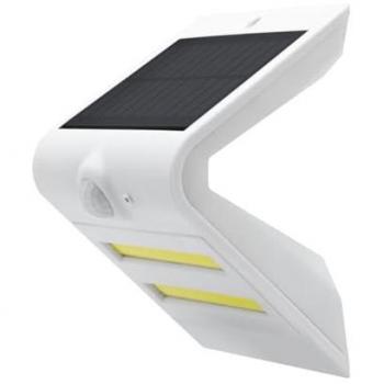 Aplique LED Solar COB con Sensor de Luz Fría 7W Blanco 6400K Korpass
