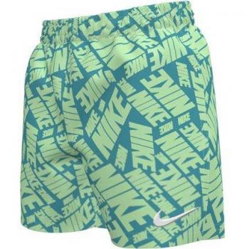 Bañador de playa y piscina Nike Tossed Block Niño Verde 4 Volley