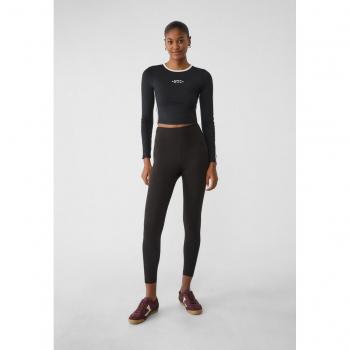 Stradivarius Sculpt Black Sports Leggings Medium