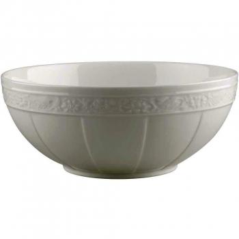 Ensaladera Redonda de Porcelana Villeroy & Boch White Pearl 24 cm
