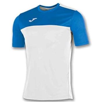 Joma Camiseta Winner m/c Blanco-Azul Royal Talla 4XS-3XS