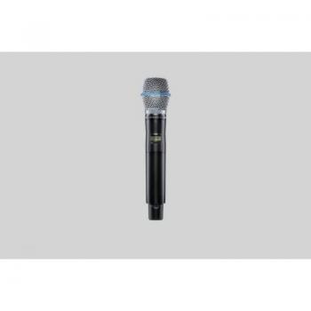 Shure AD2 Wireless Handheld Transmitter with BETA 87C Head, G57: 470-616MHz, Black