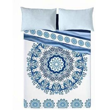 COSTURA Juego de sábanas Greek Indigo Cama 180 cm