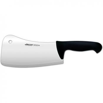 Arcos Serie 2900, Cuchillo Macheta, Hoja de Acero Inoxidable Nitrum de 200 mm, Mango inyectado en Polipropileno Color Negro