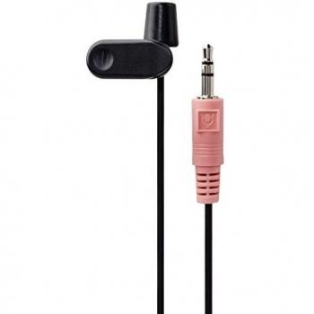 Micrófono Lavalier con Clip Hama Cablado de 3,5 mm - Negro, Longitud de Cable 2 m