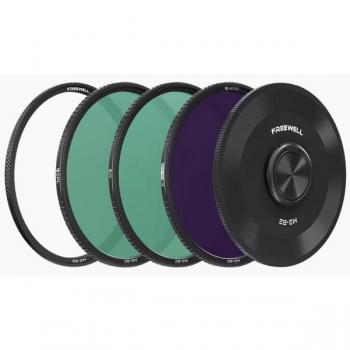 Kit de 3 Filtros Magnéticos M2 de 67mm (ND1000, CPL y UV) con Tapa de Lente Magnética