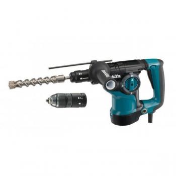 Makita HR2811FT Martillo Ligero Combinado 3 Modos SDS-PLUS 800W 2,9J con Portabrocas Intercambiable y Maletín