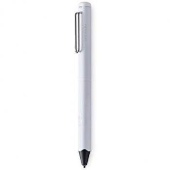 Wacom CS-610CW Bamboo Stylus Fineline 3 Lápiz digital para iPhone y iPad / Punta extra fina, ideal para escribir y dibujar / Capacidad de respuesta a la presión / Diseño ergonómico / Color blanco