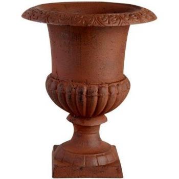 Jarrón Medici de Hierro Fundido - Altura 23 cm - Diseño Francés