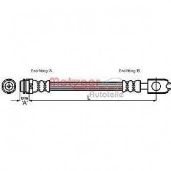 Metzger 4116210 Tubo flexible de frenos