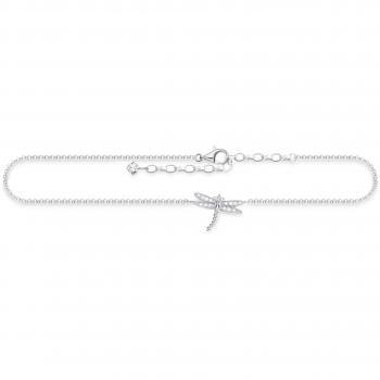 Tobillera de plata con diseño de libélula Thomas Sabo