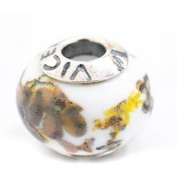 Abalorio Mujer Viceroy VMB0044-27 Blanco Marrón 1 cm