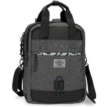 Pepe Jeans Raw Mochila adaptable para portátil 15.6 pulgadas, con bandolera