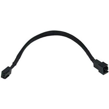Phobya - Speed Reduction Cable - 3pin Molex - 12V to 5V - Black Sleeve