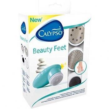 Calypso Beauty Feet - Kit de pedicura eléctrico para el cuidado de tus pies, color blanco, Estándar