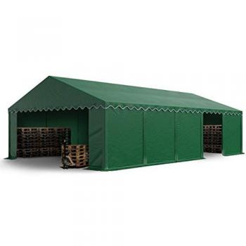 Carpa de Almacenamiento 5x10 m PVC 700N Impermeable Verde Oscuro