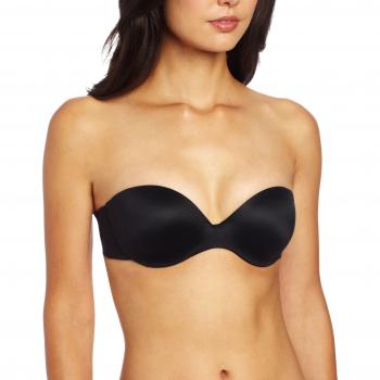 Maidenform Custom Lift Strapless Underwire Bra Black 36D Women's