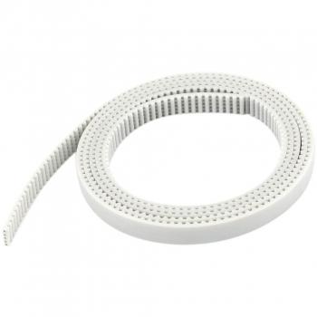 1 Medidor de RepRap GT2 correas dentadas cables de acero blanco de la PU de la impresora 3D de 6 mm de ancho