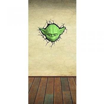 Diseño de Yoda de Star Wars 3D Look para ropa de niños de vinilo autoadhesivo para máquina de troquelar adhesivo decorativo para pared