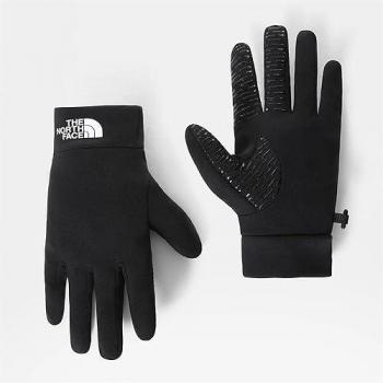 Guantes The North Face Rino negros con logo blanco - S - 100% poliéster, unisex