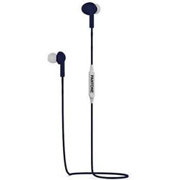 Auriculares Inalámbricos Bluetooth Pantone PT-WE001N In-ear para Música y Llamadas Color Azul Marino