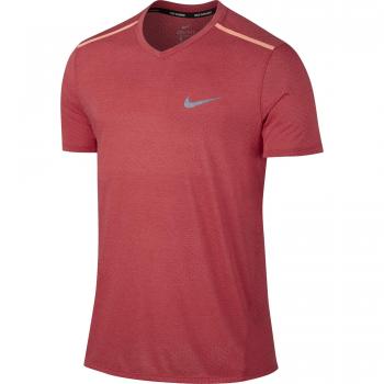 Nike M NK Breathe Top SS Tail Wind CLV Manga Corta Camiseta, Hombre, 833136-602, Track Rot/Heidekrautgrau/Tart, Small