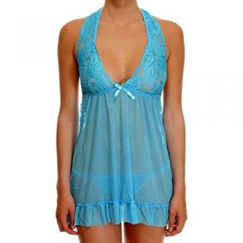 Intimax Picardías Lavra, Body para Mujer, Azul, 2XL/3XL