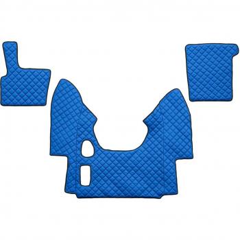 Alfombra moldeada F-CORE FL16 BLUE - Alfombrilla de alta calidad, diseño moderno, material antideslizante, fácil de limpiar, resistente al desgaste y a la humedad, ideal para uso en interiores y exteriores