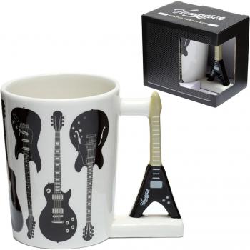 Taza de Ceramica Puckator - Guitarra Negra Headstock