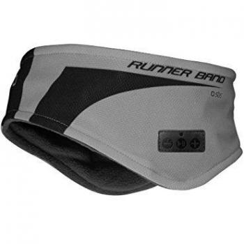 SBS Mobile Sport Bluetooth Headband con Headphone/Respuesta Button Gris