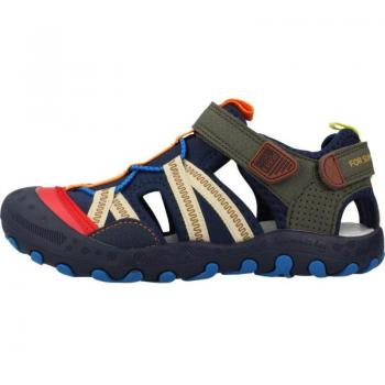 Gioseppo Sandalias Deportivas Multicolor para Niño con cierres ajustables y materiales técnicos, Cangrejeras de niño tipo california con cierre adherente, Sandalias de Niño GIOSEPPO GUATAPE AZUL