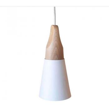LEDBOX Lámpara colgante KONO Blanco, E27