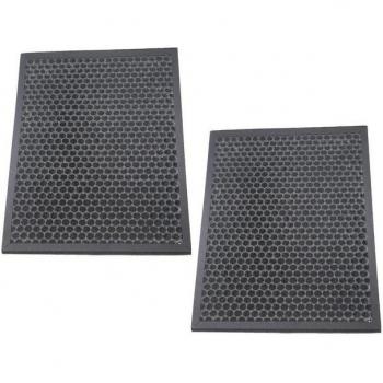 Filtro de Aire de Carbón Activo Vhbw - 2x Reemplazo para Philips FY3432/10 - Negro