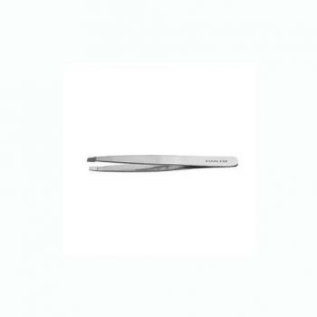 Pinza depilar inox punta recta 9,5cm Eurostil