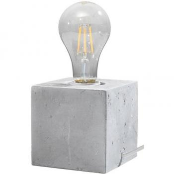 LEDBOX Lámpara de mesa de hormigón ARIZ, E27