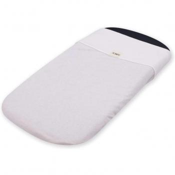 Sábana Anti Destape Capazo para Bebé de Algodón Orgánico Jyoko (75x35cm) Blanca