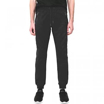 Antony Morato Pant Felpa Slim Basico con Placchetta Pantalones de Deporte, Negro
